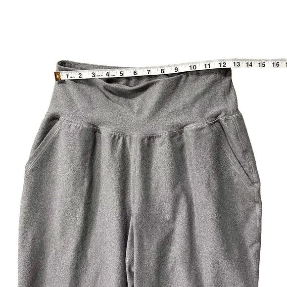 Old Navy Active Powersoft Go-Dry Heather Gray High Rise Legging Joggers Medium - Picture 5 of 11